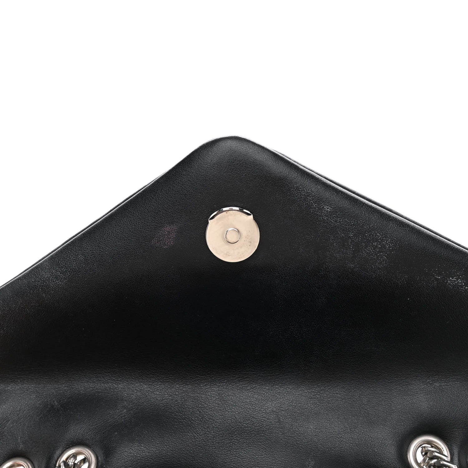 Saint Laurent Calfskin Y Quilted Monogram Small Loulou Chain Satchel Black 9 of 11