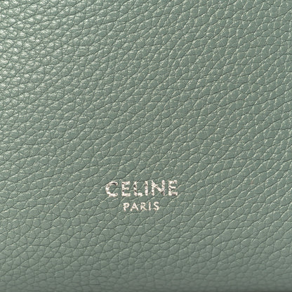 Celine Soft Grained Calfskin Small Sangle Bucket Bag Green 6 of 9
