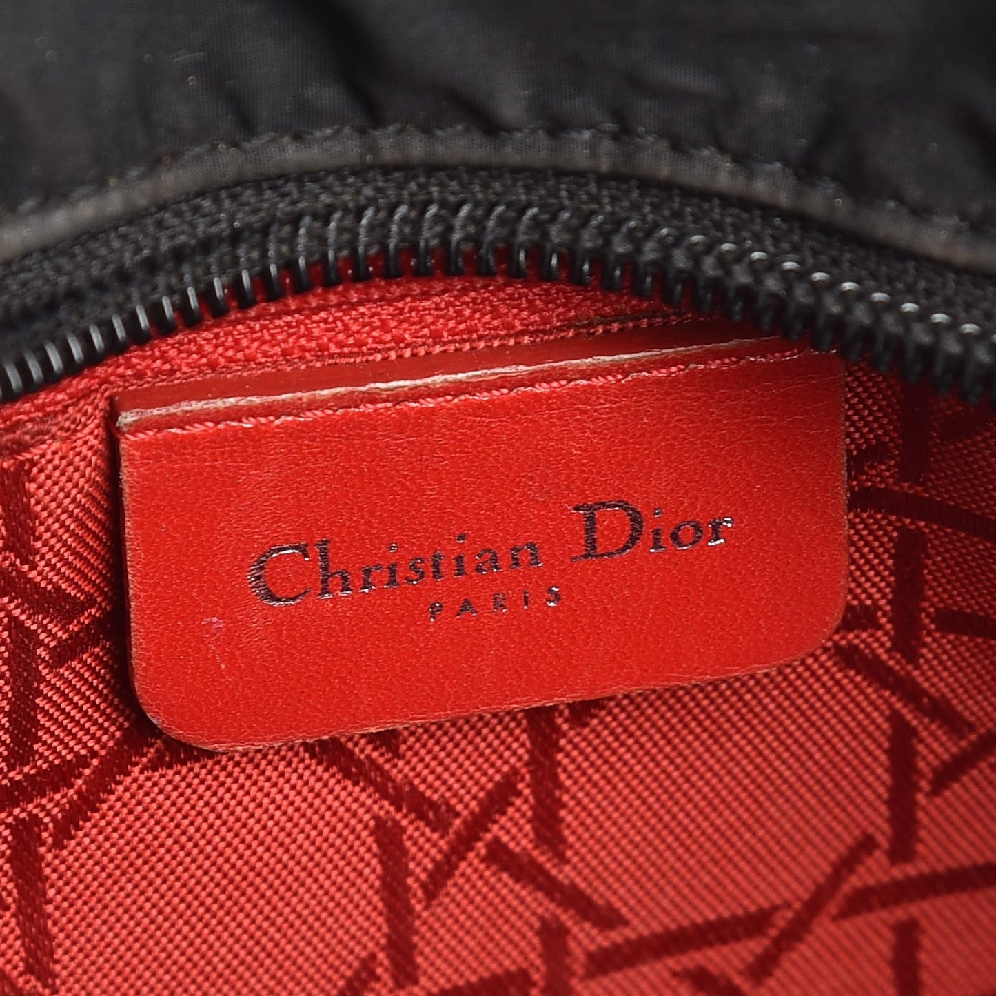 Nylon Cannage Medium Lady Dior Black