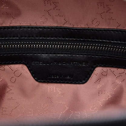 Stella McCartney Shaggy Deer Quilted Small Falabella Backpack Black 8 of 8