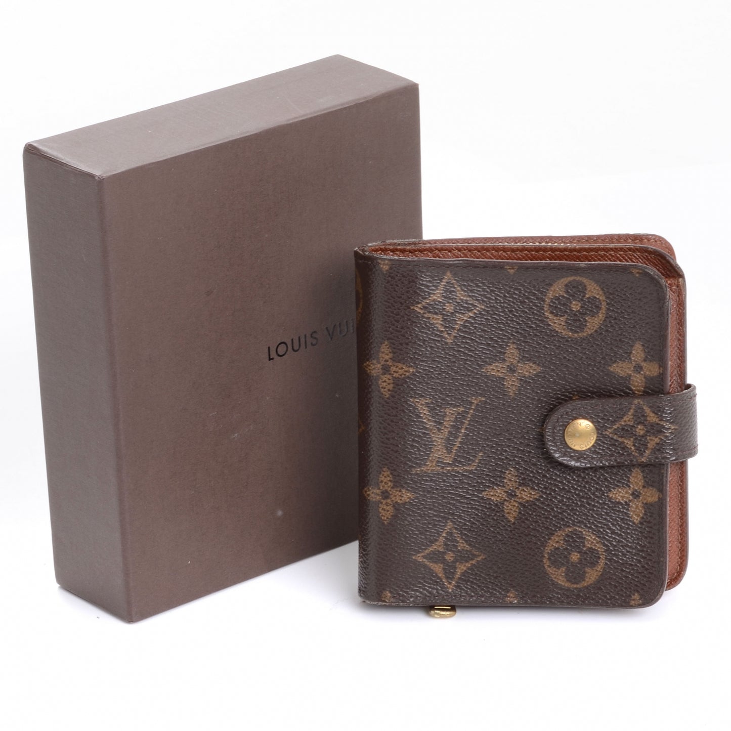 Monogram Compact Zippe Zipped Wallet