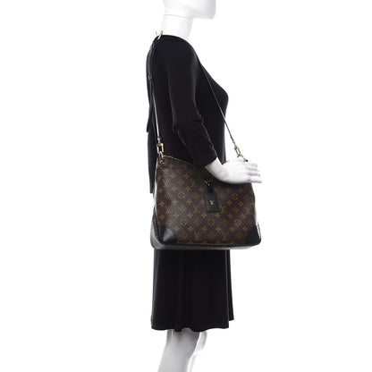 Louis Vuitton Monogram Odeon MM Black 2 of 9