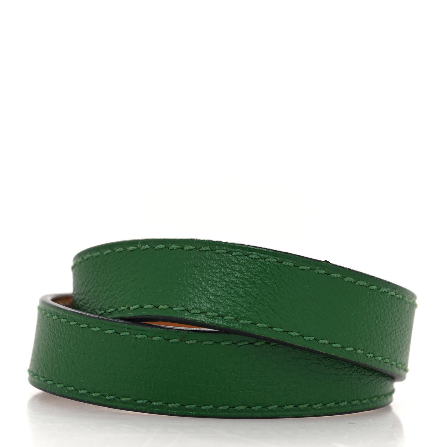 Hermes Chamonix Kelly Double Tour Bracelet XS Vert Bengale 3 of 6