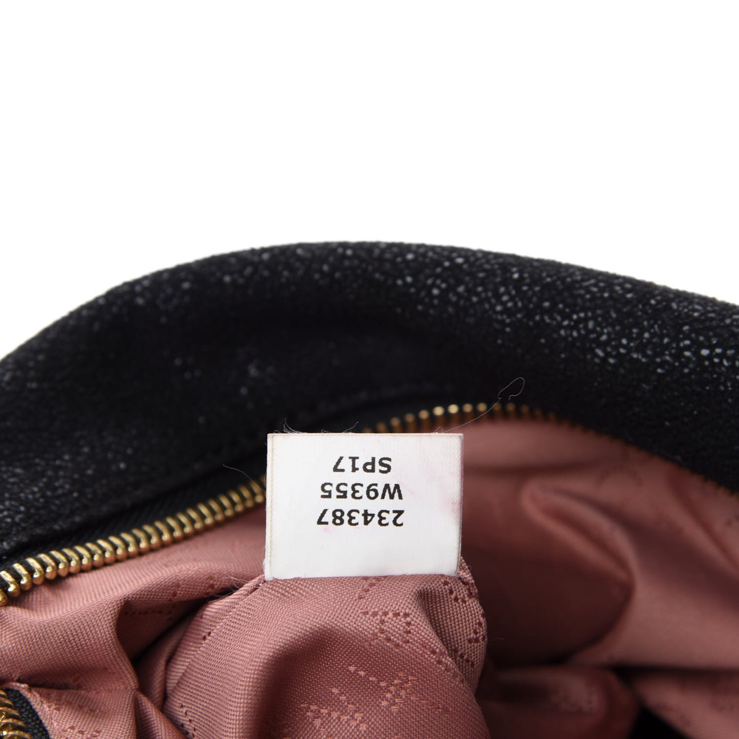 Shaggy Deer Falabella Fold Over Tote Black