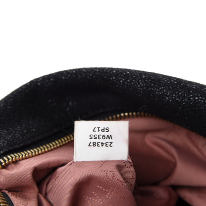 Stella McCartney Shaggy Deer Falabella Fold Over Tote Black 10 of 11