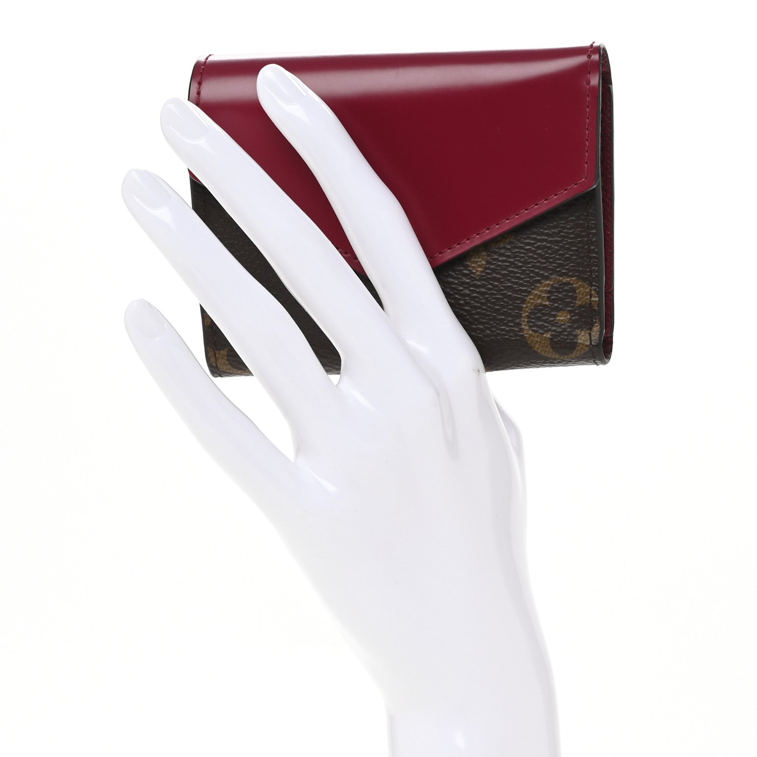 Louis Vuitton Monogram Zoe Wallet Fuchsia 2 of 10