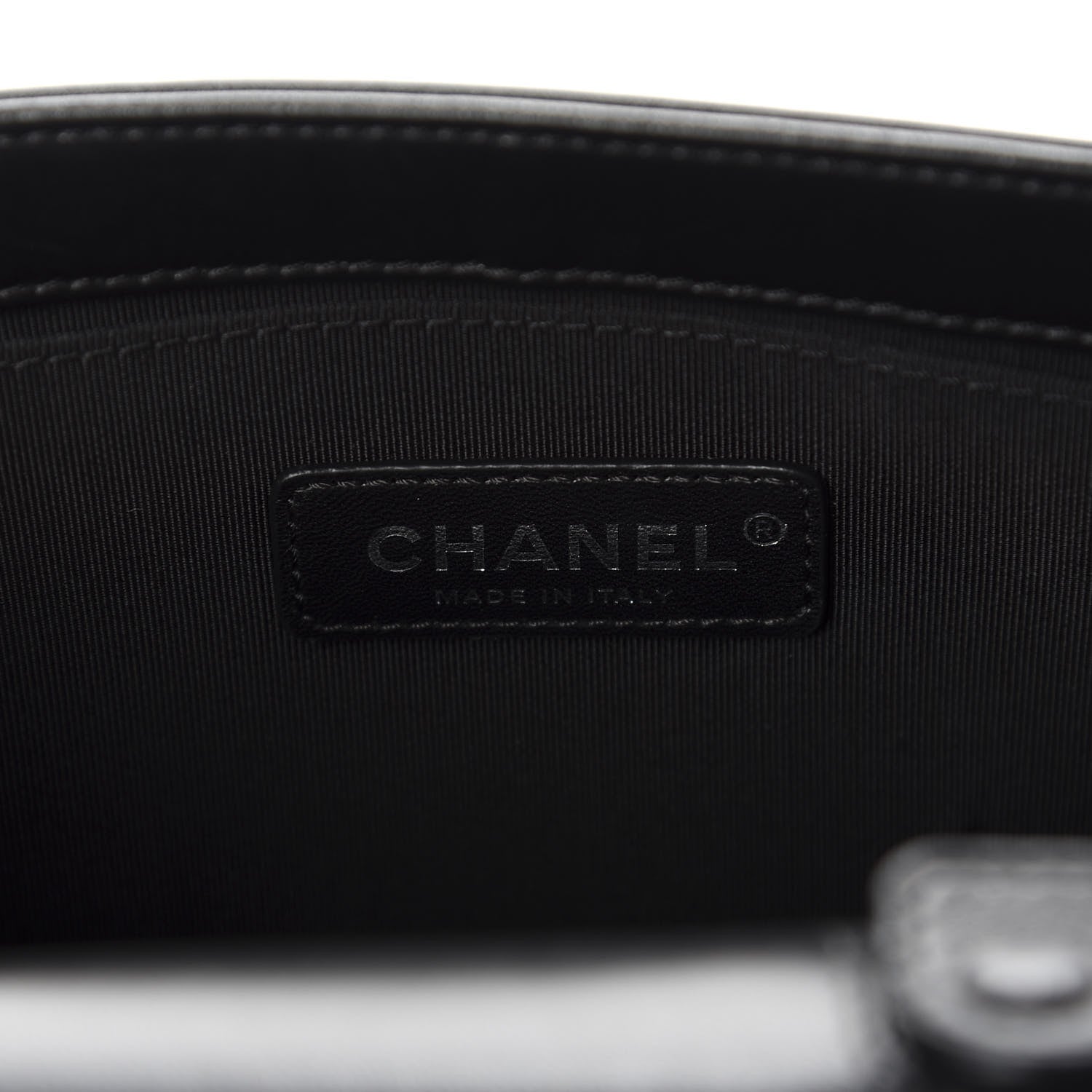Chanel Lambskin LED Iridescent Metal Medium Boy Flap Black Multicolor 11 of 14