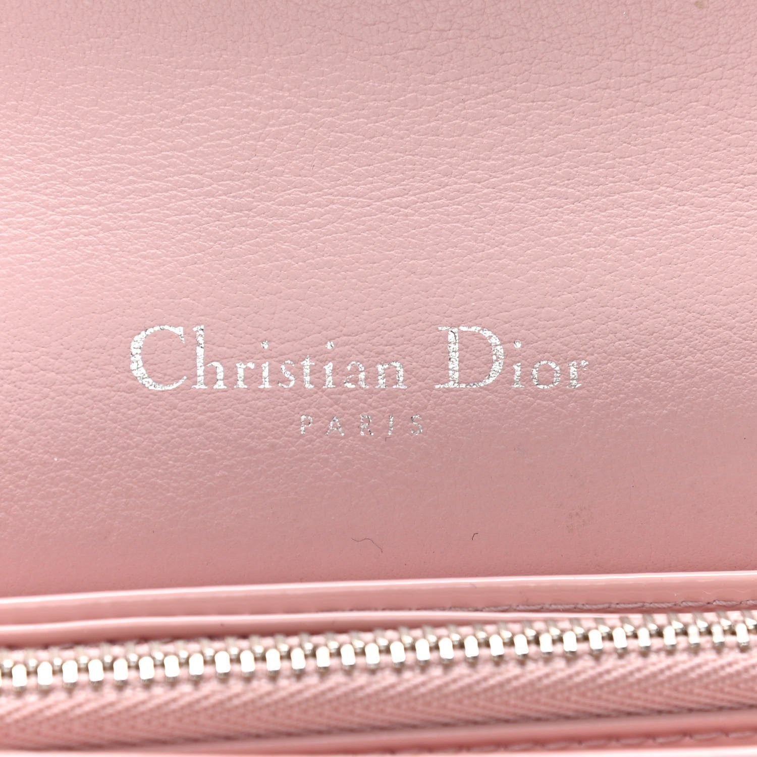 Christian Dior Patent Cannage Lady Dior Convertible Clutch Light Pink 7 of 13