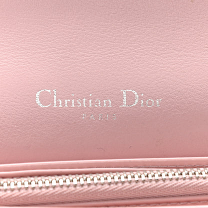 Christian Dior Patent Cannage Lady Dior Convertible Clutch Light Pink 7 of 13