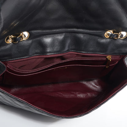 Chanel Lambskin Quilted Jumbo Single Flap Black 5 of 8