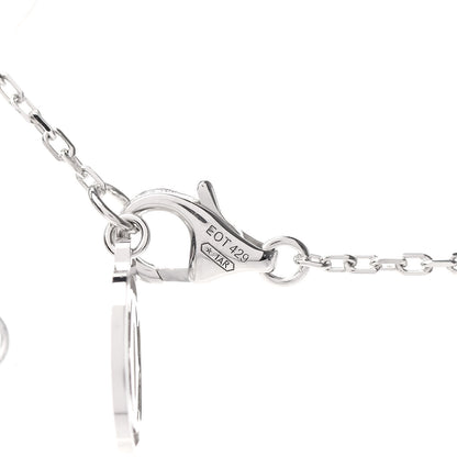 Cartier 18K White Gold Diamond SM D'Amour Pendant Necklace 5 of 6