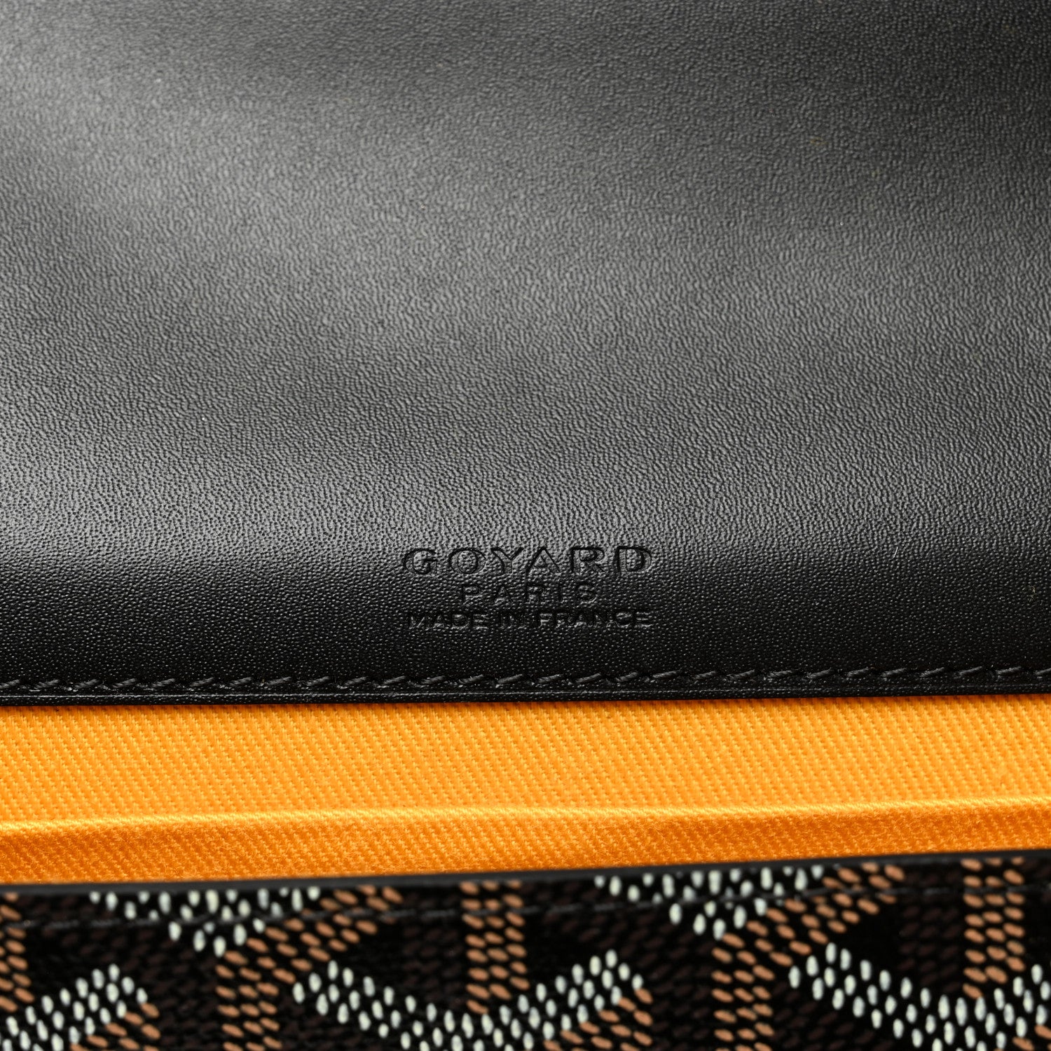 Goyard Goyardine Monte Carlo Bois Clutch Black 7 of 7