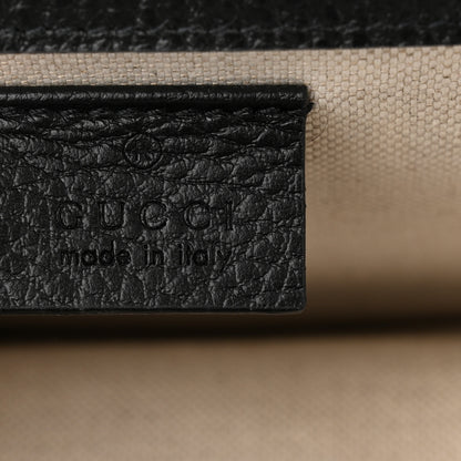 Gucci Pebbled Calfskin Small Dionysus Shoulder Bag Black 6 of 11