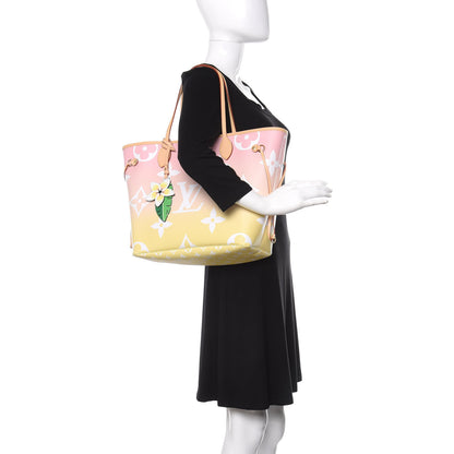 Louis Vuitton Monogram Giant By The Pool Neverfull MM Light Pink 2 of 10