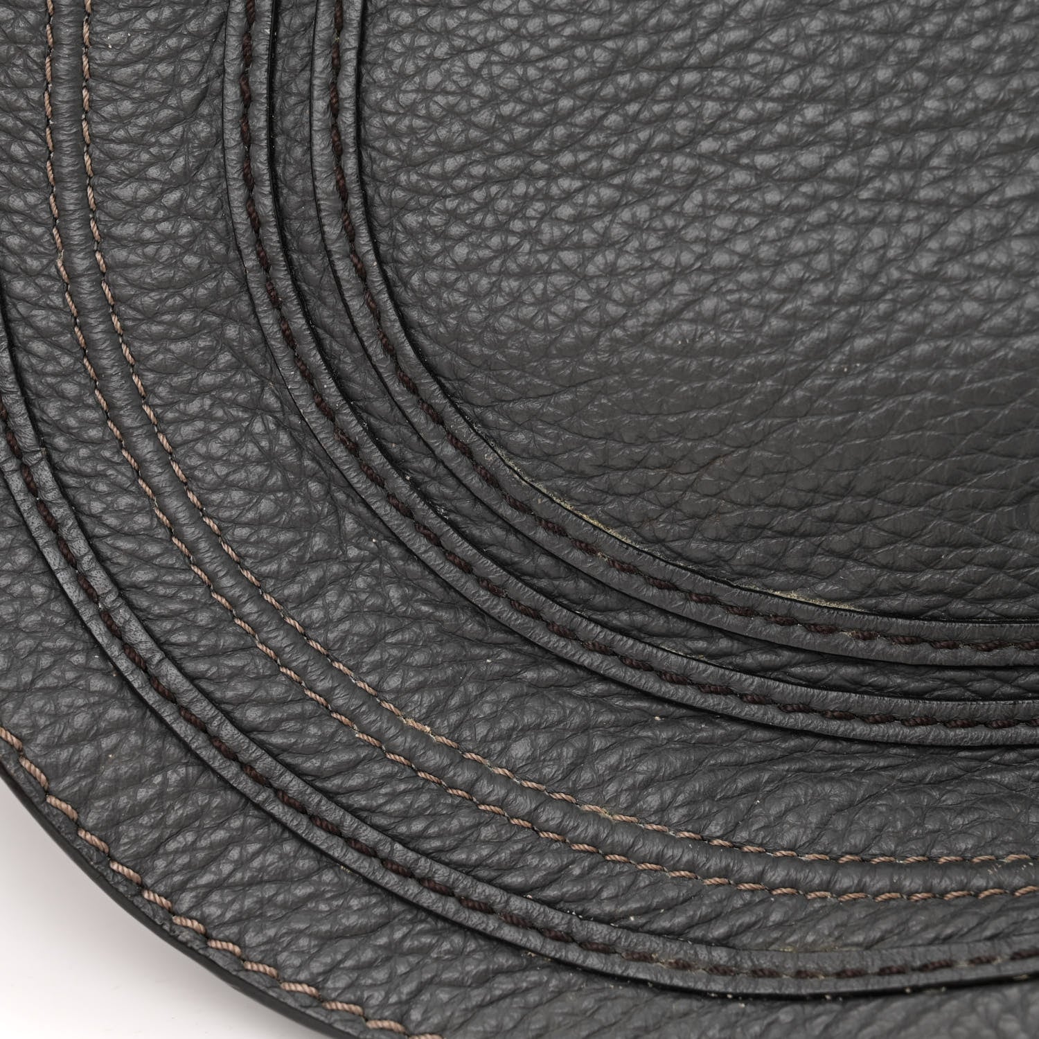 Chloe Grained Calfskin Medium Marcie Saddle Bag Ash 14 of 14