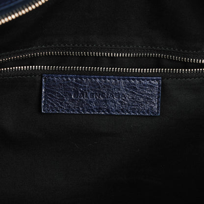 Balenciaga Agneau Classic Hardware S Squash Boston Bleu Nuit Dark Sea 6 of 8