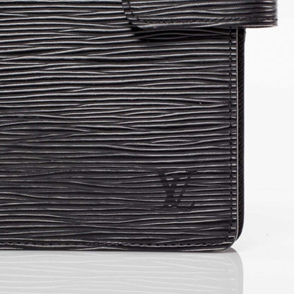 Louis Vuitton Epi Medium Ring Agenda Cover Black 5 of 8
