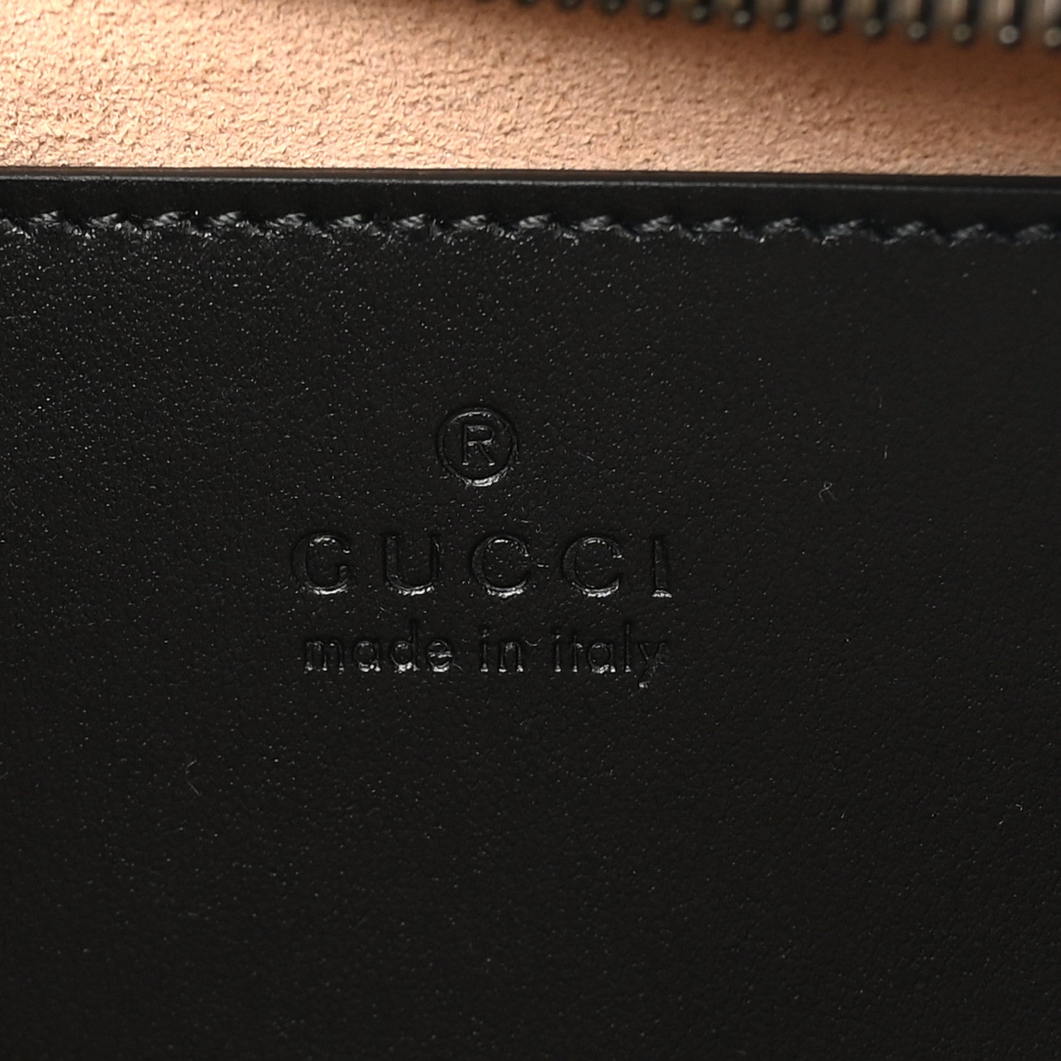Gucci Calfskin Matelasse Small GG Marmont Chain Shoulder Bag Black 6 of 10
