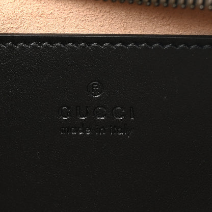 Gucci Calfskin Matelasse Small GG Marmont Chain Shoulder Bag Black 6 of 10
