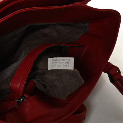 Bottega Veneta Nappa Intrecciato Medium Roma Tote Red 8 of 13