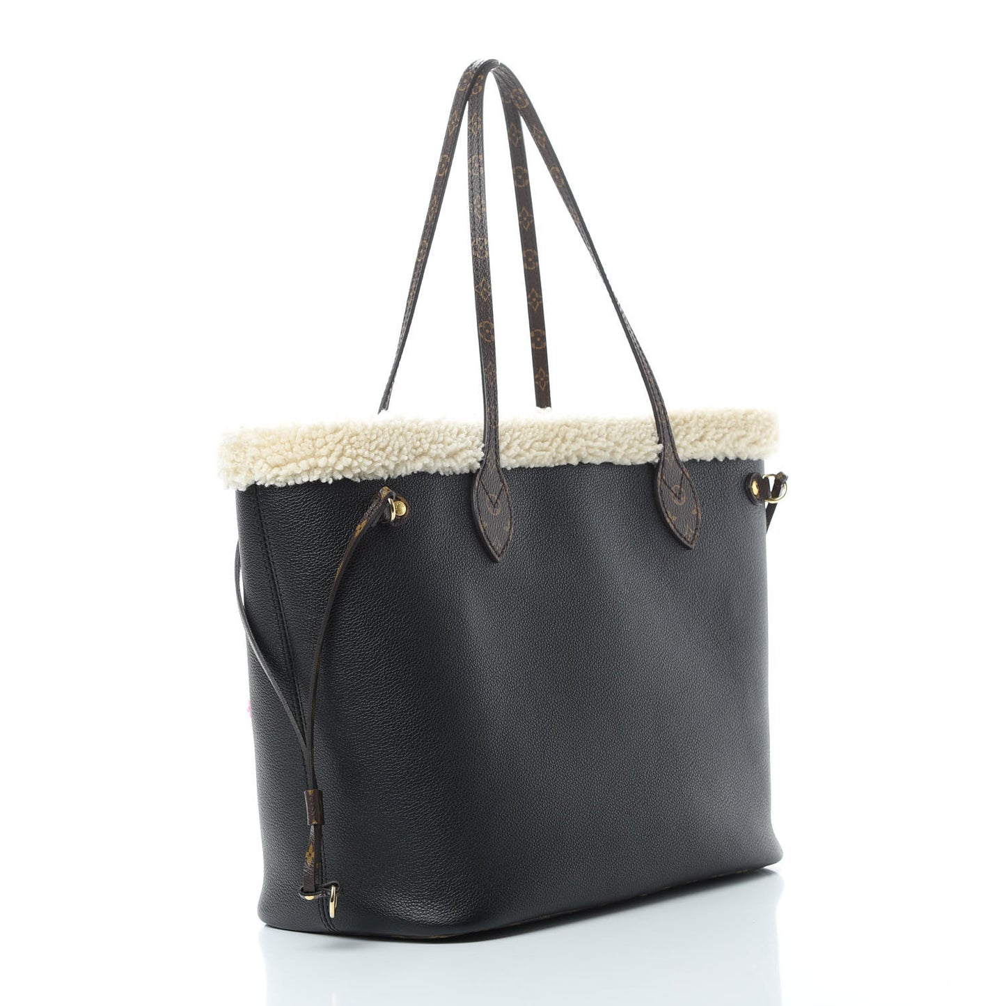 Calfskin Monogram Teddy Neverfull MM Black
