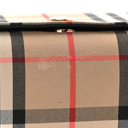 Burberry Vintage Check Hackberry Crossbody Bag Archive Beige Black 10 of 10