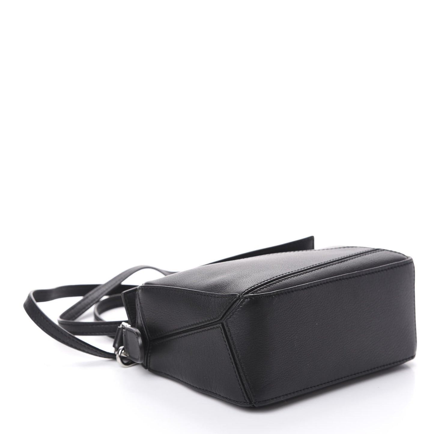 Calfskin Mini Puzzle Bag Black