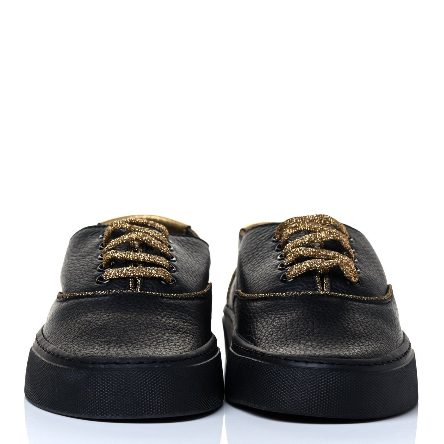 Nappa Venice Sneakers 38 Black Gold