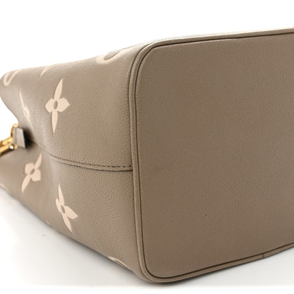 Louis Vuitton Empreinte Monogram Giant Neonoe MM Tourterelle Creme 8 of 11