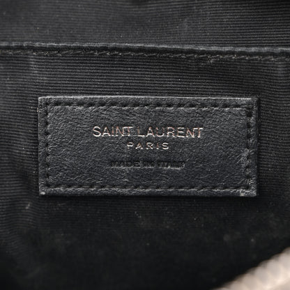 Saint Laurent Calfskin Matelasse Monogram Monochrome Lou Camera Bag Black 6 of 18