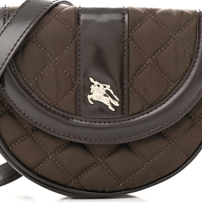 Burberry Nylon Quilted Crossbody Dark Brown 9 of 12