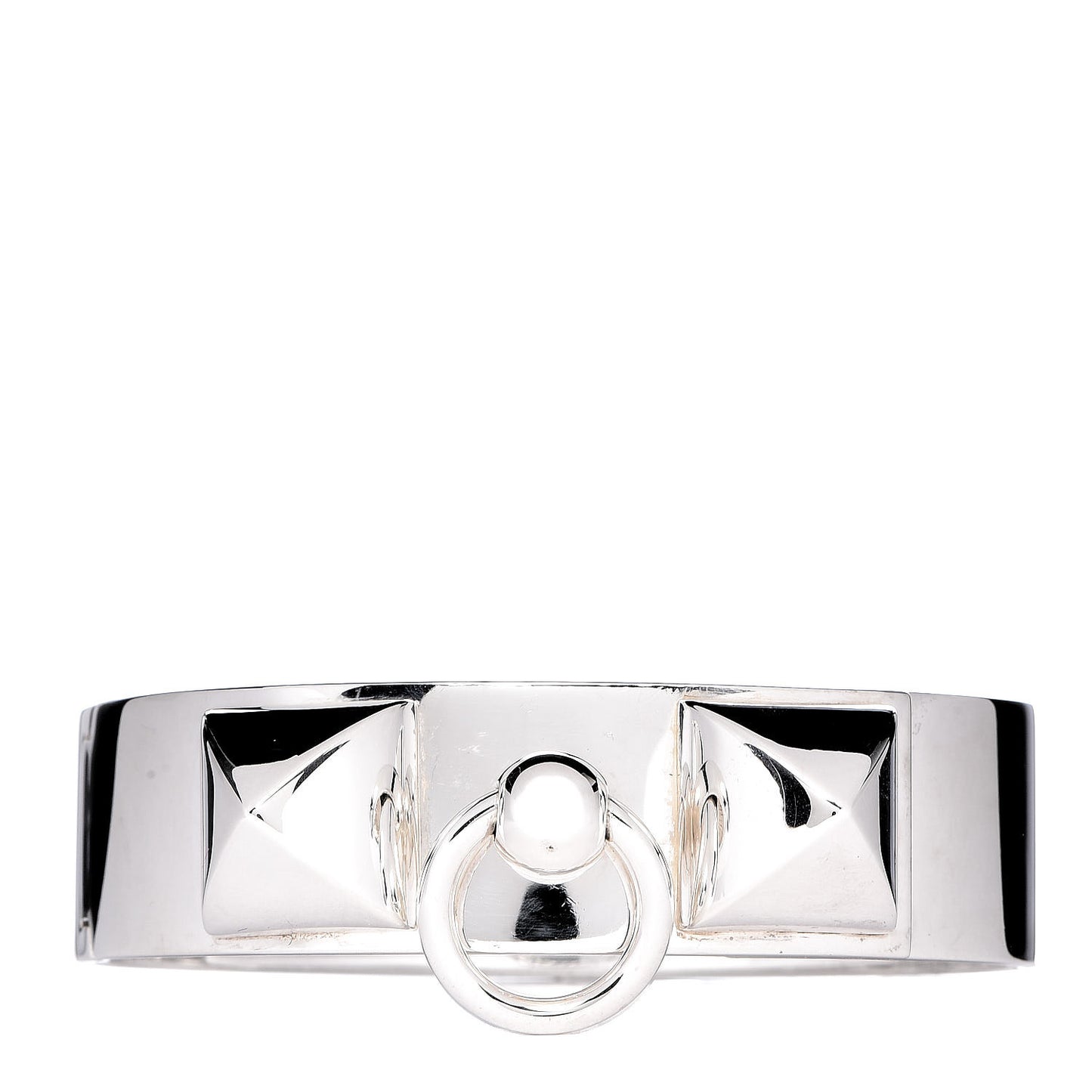 Sterling Silver MM Collier De Chien Bracelet LG