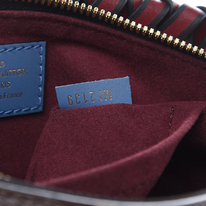 Louis Vuitton Monogram Beaubourg Hobo Mini Bordeaux Red Peach Safran Blue Jean Blue 7 of 10