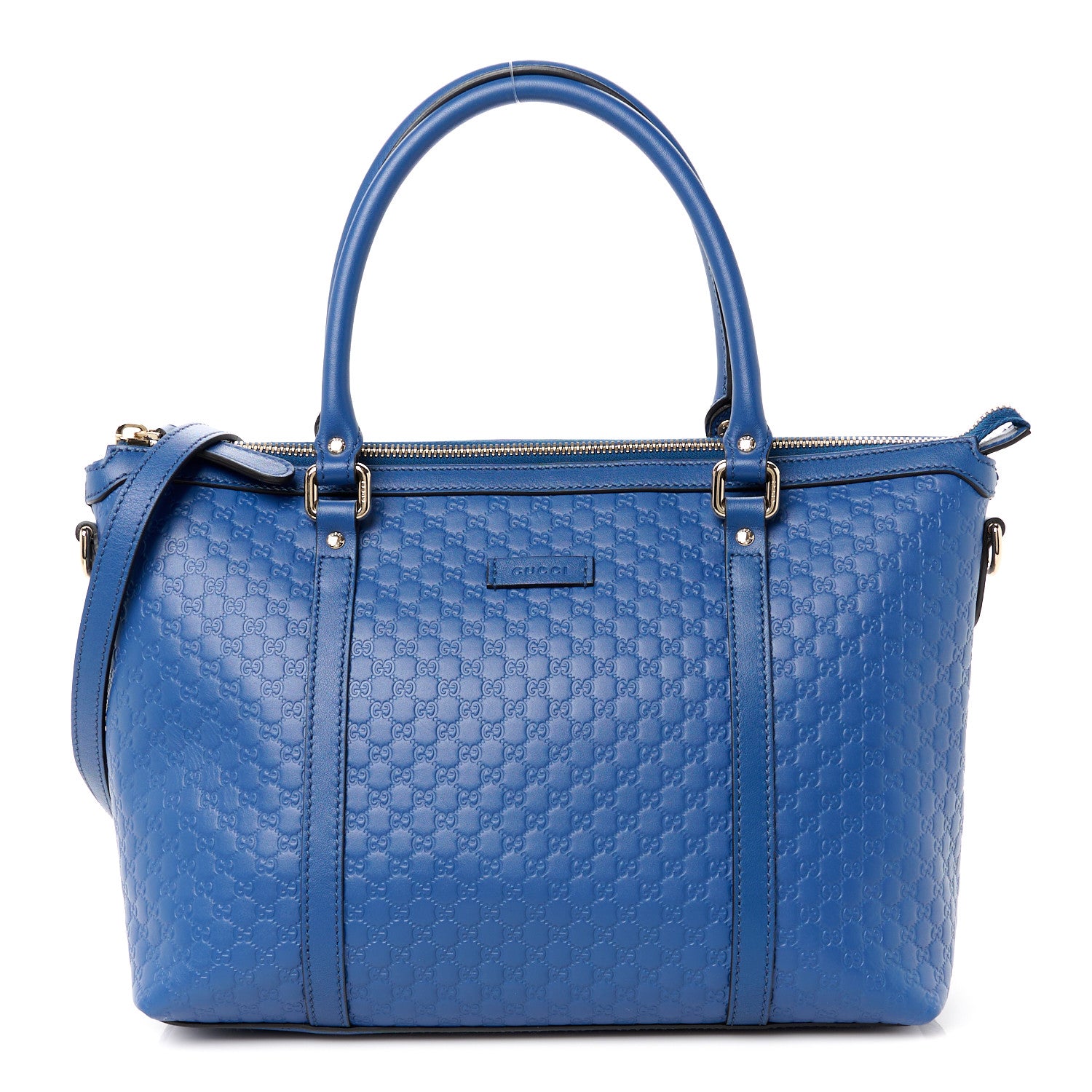 Gucci Soft Microguccissima Small Zippered Satchel Caspian 1 of 11