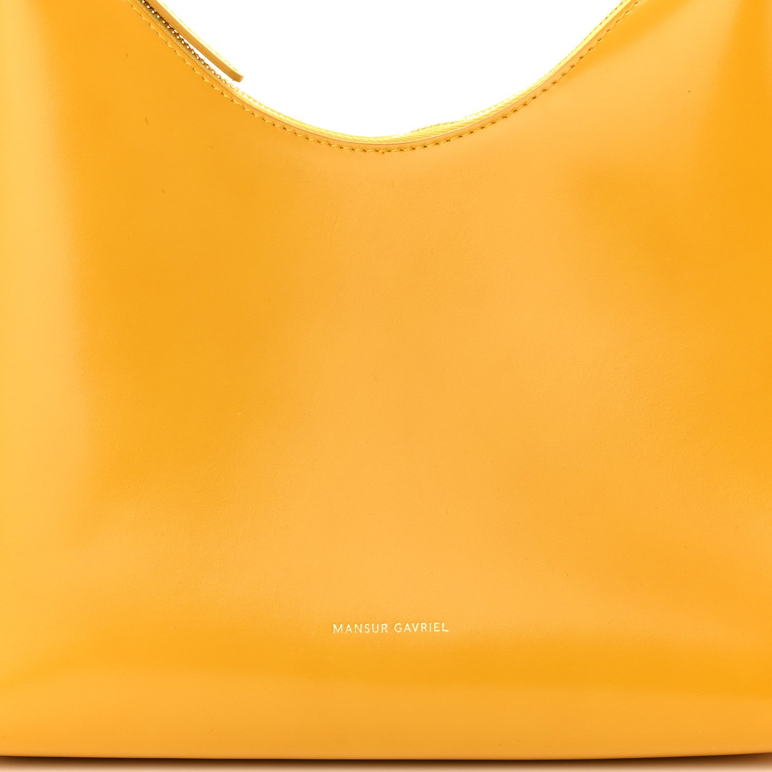 Mansur Gavriel Polished Calfskin Mini Candy Bag Yellow 7 of 9
