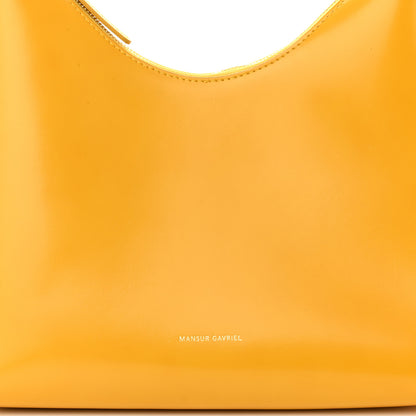 Mansur Gavriel Polished Calfskin Mini Candy Bag Yellow 7 of 9