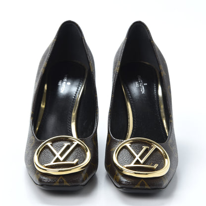 Louis Vuitton Monogram Madeleine Pumps 37 2 of 10