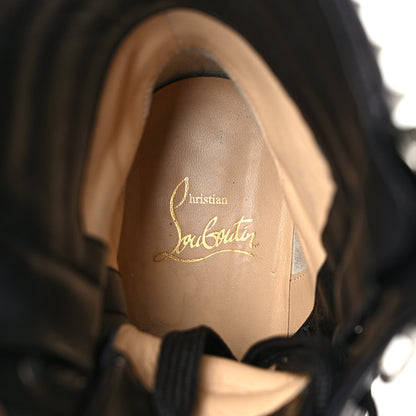 Christian Louboutin Calfskin Winter Spikes 70 Combat Boots 37 Black 7 of 9