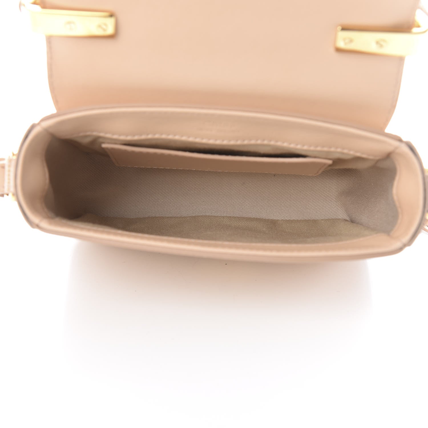 Chloe Calfskin Lizard Embossed Mini C Double Carry Biscotti Beige 5 of 12