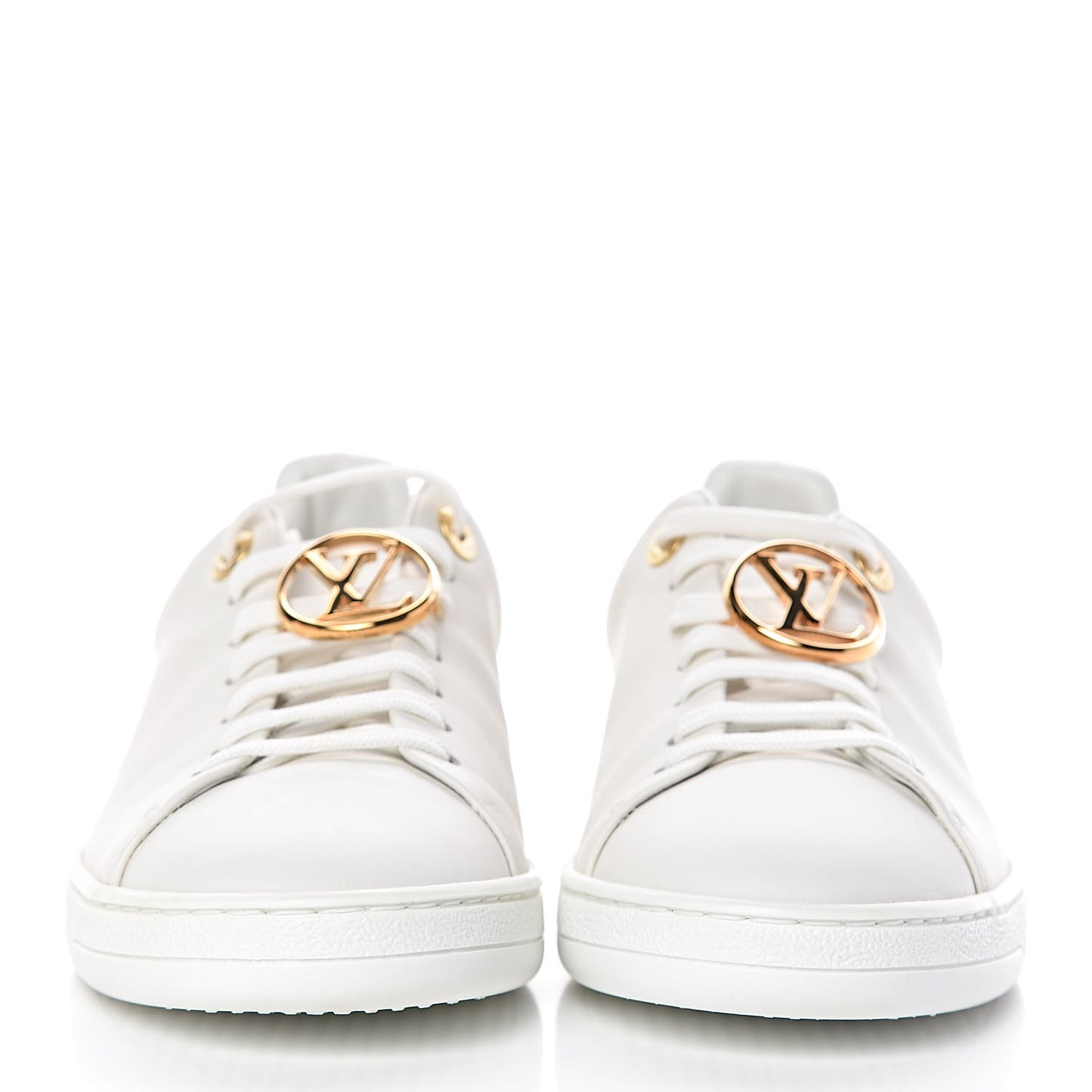 Calfskin Frontrow Sneakers 36.5 White