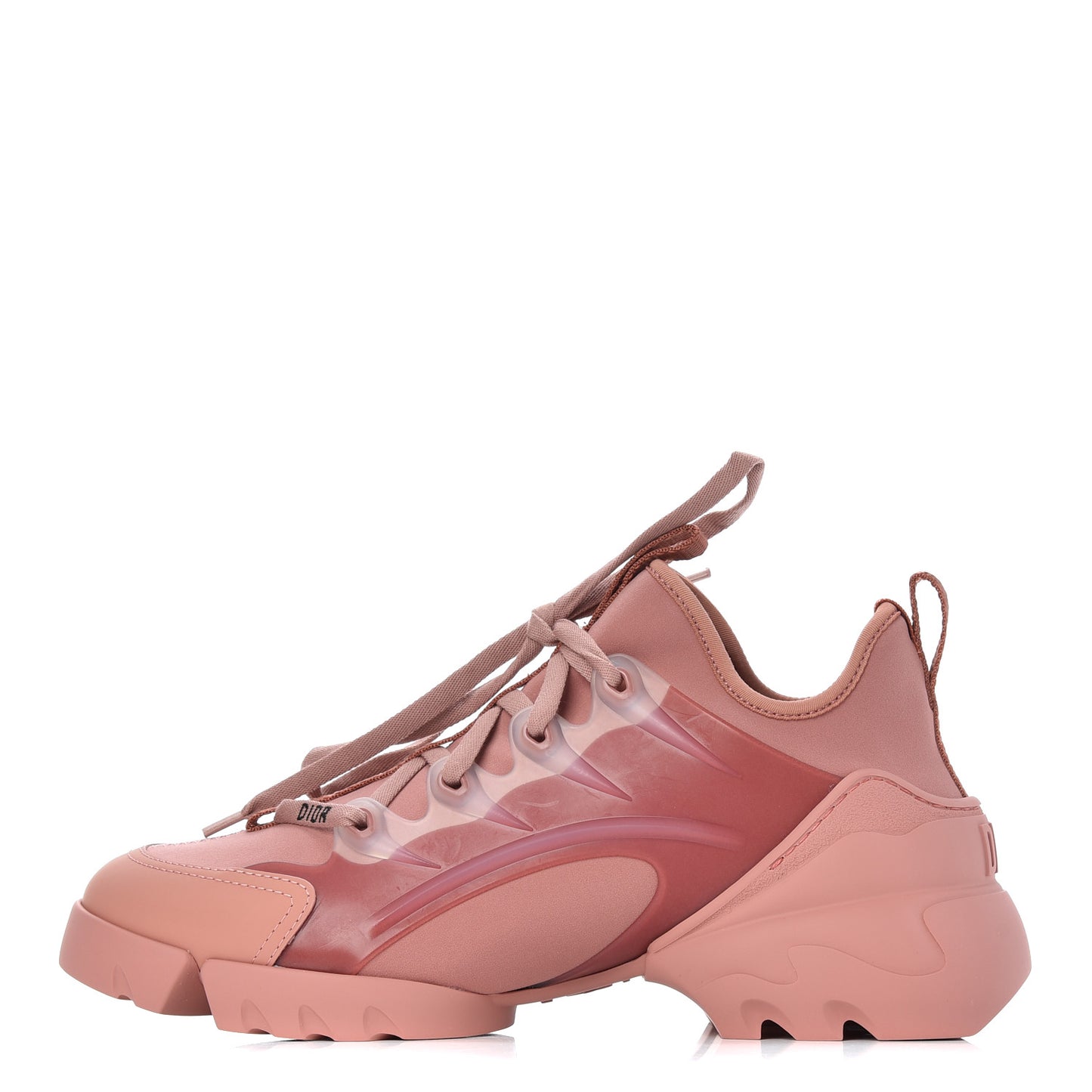 Neoprene Rubber Womens D-Connect Sneakers 38 Deep Nude