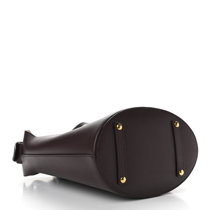 Burberry Supple Calfskin Medium Bucket Bag Burgundy 5 of 10