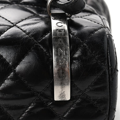 Chanel Glazed Calfskin Quilted Small Salzburg Mountain Backpack Black 7 of 7