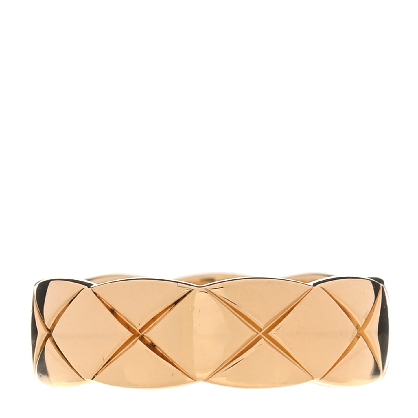 18K Beige Gold Small Coco Crush Ring 55 7.5