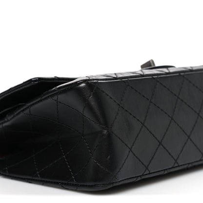Chanel Aged Calfskin Quilted 2.55 Reissue 225 Flap Black 9 of 10