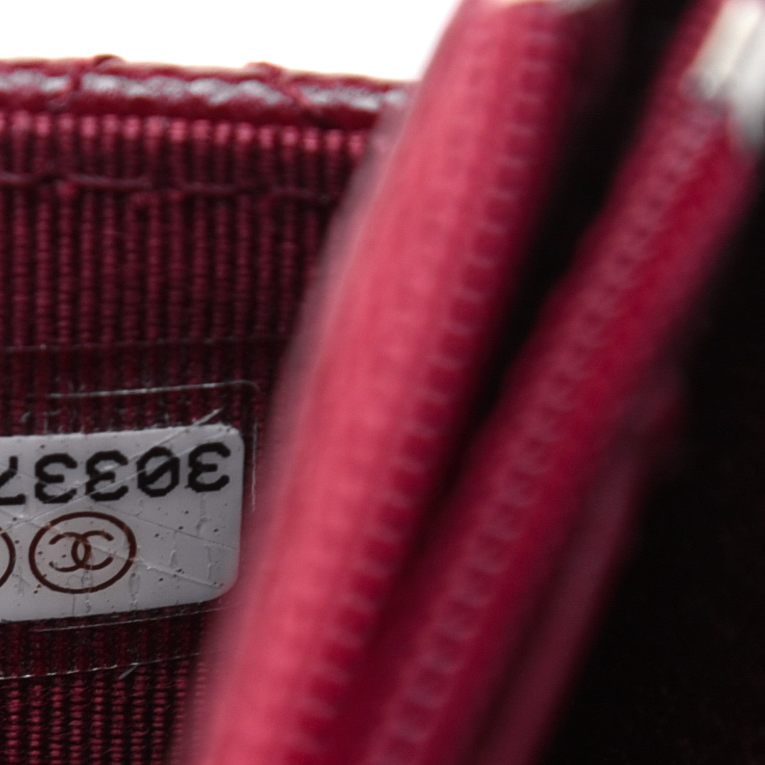 Chanel Caviar Quilted Wallet on Chain WOC Burgundy 10 of 18