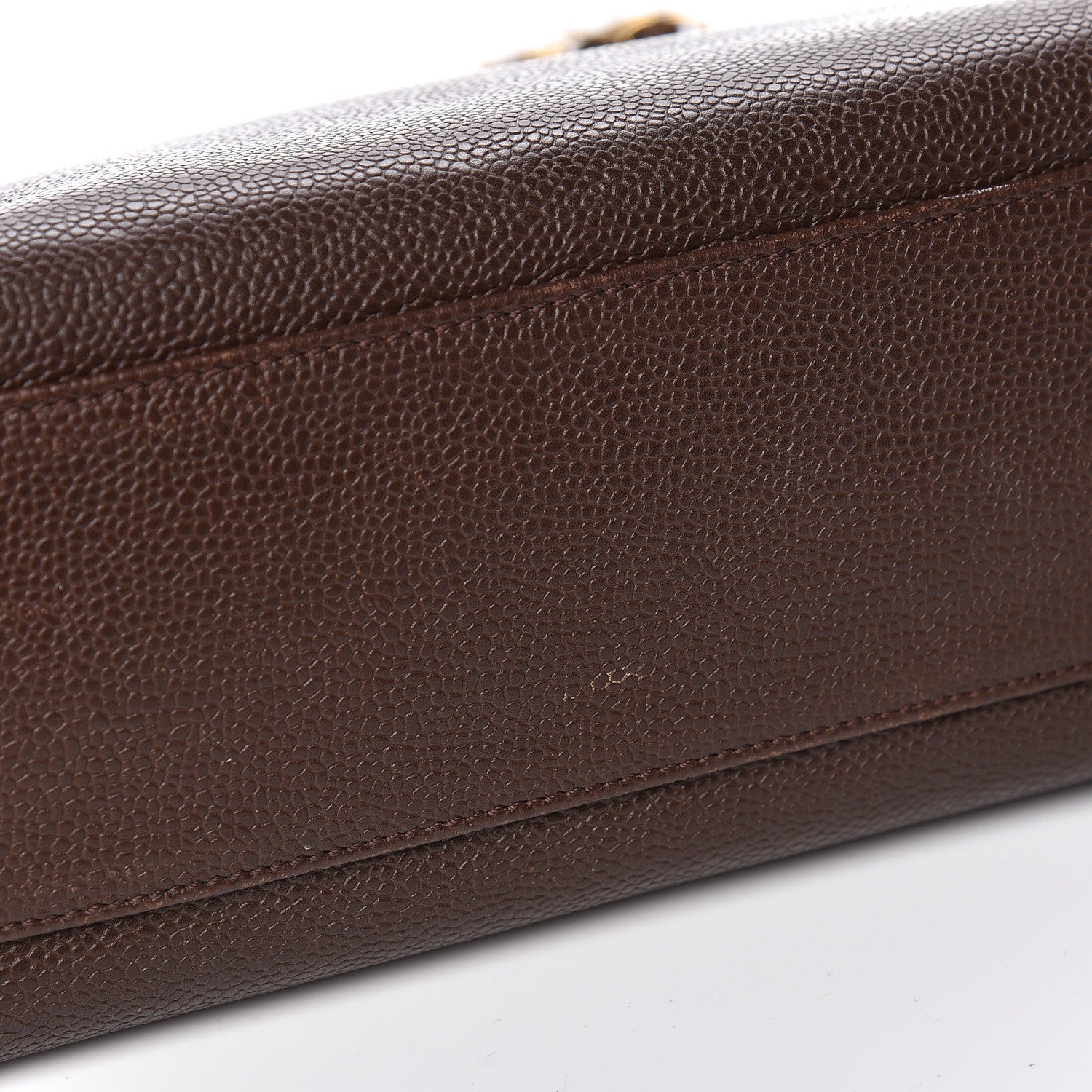 Chanel Caviar Shoulder Bag Brown 20 of 23