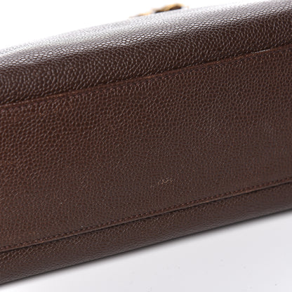 Chanel Caviar Shoulder Bag Brown 20 of 23