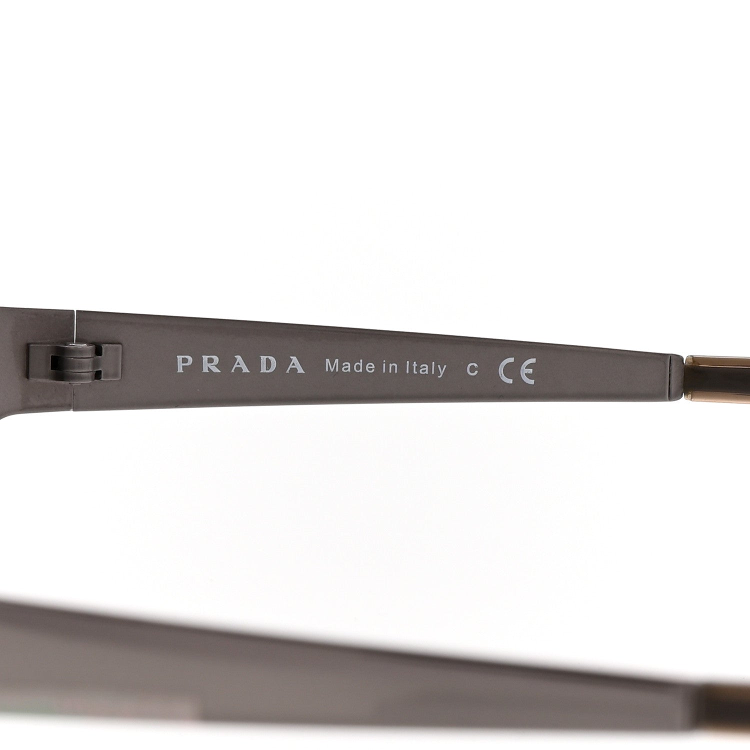 Prada Metal Sunglasses SPR 60F Grey 5 of 7