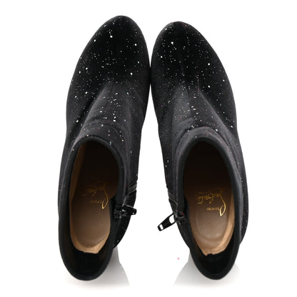 Christian Louboutin Velvet Galactica Moulamax 85 Booties 36.5 Black 2 of 8